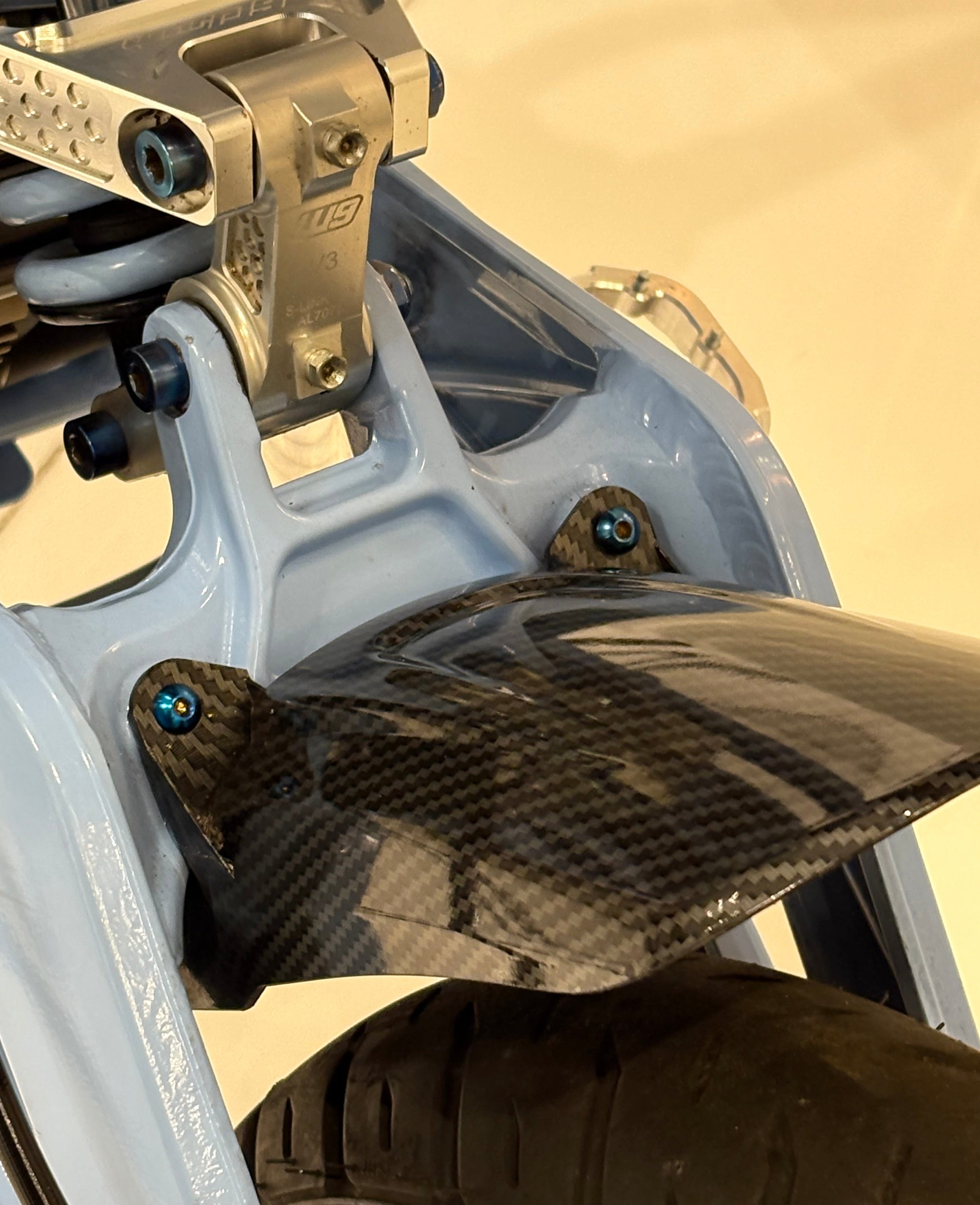 Rear Fender Titanium Bolts (set of 2)