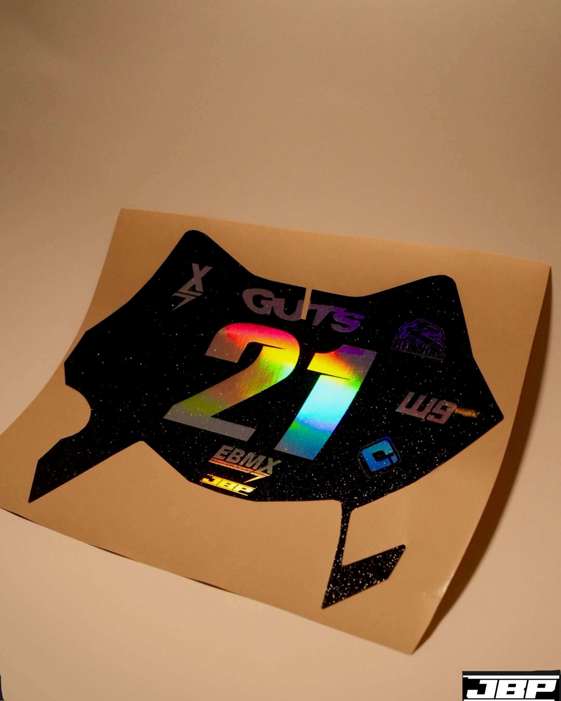 Predesigned UltraBee Plate Decal